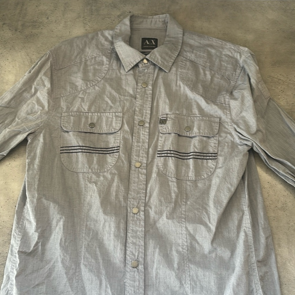 Armani xchange long sleeve button up